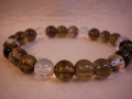 スモーキークォーツ・水晶・ブレスレット