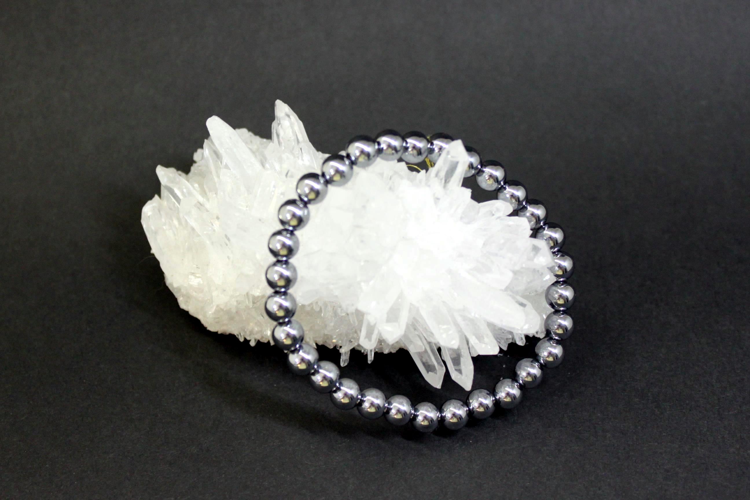 テラヘルツ鉱石 丸玉ブレスレット６ミリ