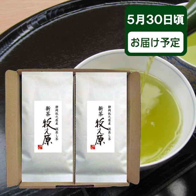 2026年度産 新茶  静岡県産 静岡牧之原産 牧之原100g10本