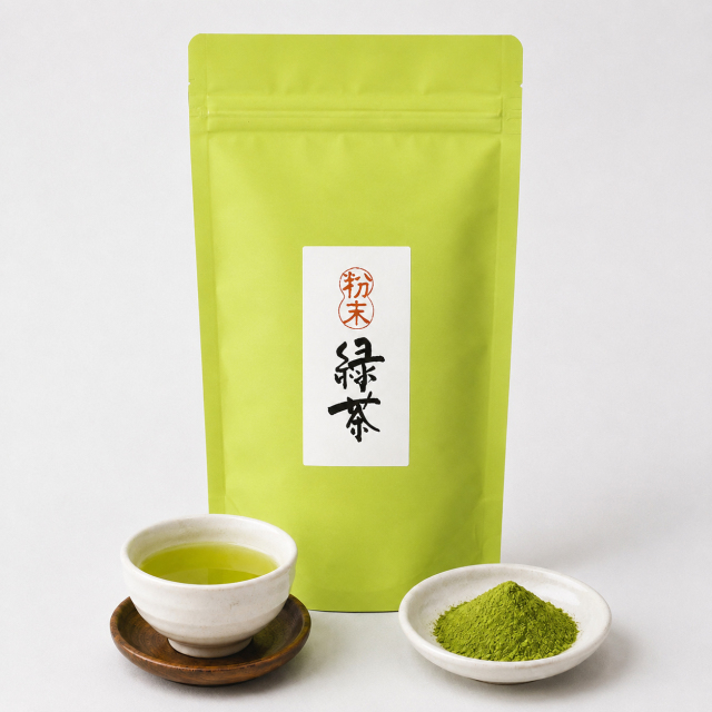 静岡牧之原産 茶殻の出ない粉末玄米茶 望 80g