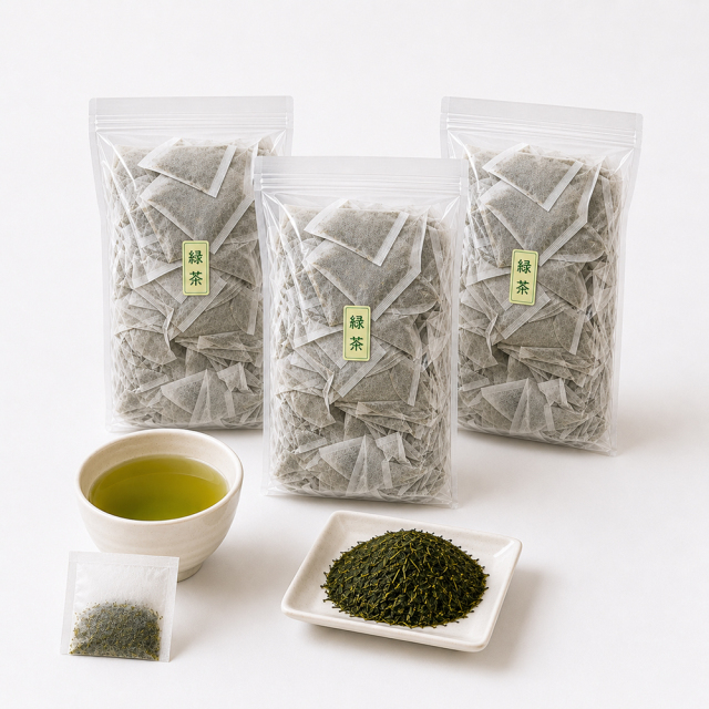 緑茶 紙 10g ティーパック お徳用 業務用 大量 たっぷり 1kg 3袋 セット