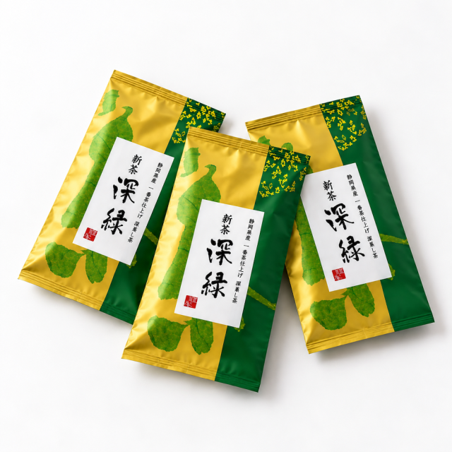深蒸し茶3本