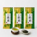 静岡 新茶 2026 たっぷり 300g  一番茶使用 深蒸し茶 深緑 100g 3本 セット