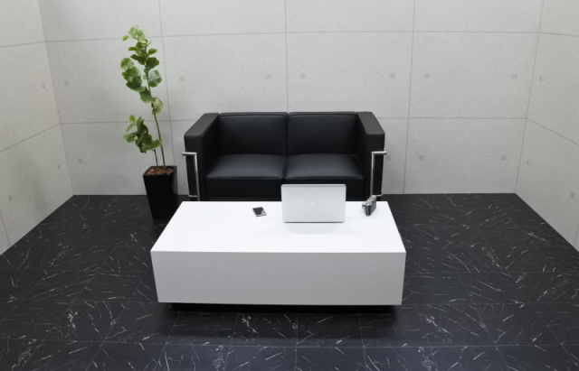 ローテーブル　テーブル　オフィス　高級　店舗　リビング　大理石　白　Grand-R