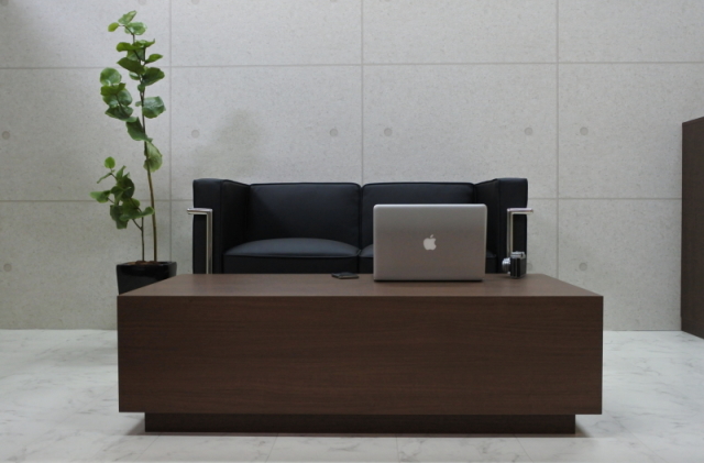 ローテーブル　テーブル　オフィス　高級　店舗　リビング　ウォールナットダーク Grand-R