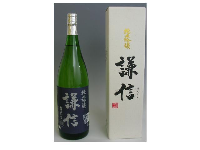 池田屋酒造 新潟淡麗 純米吟醸 謙信 1800ml さわやかな辛口 越後