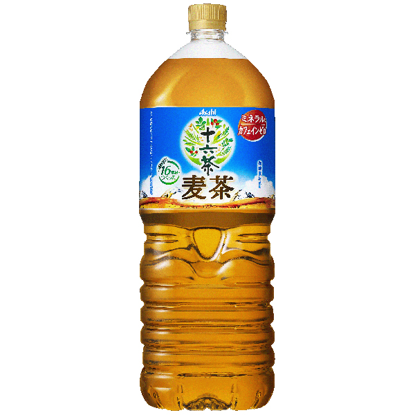 アサヒ 十六茶麦茶 2.0L×6本入り (1ケース)