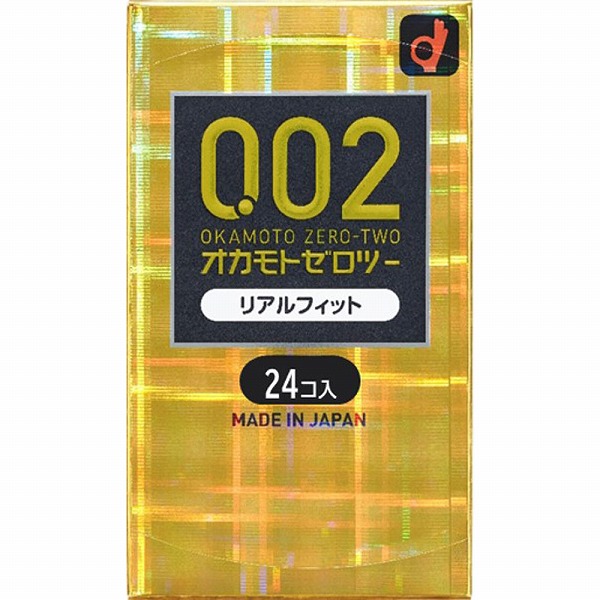オカモトゼロツー リアルフィット クリア 24個【管理医療機器】