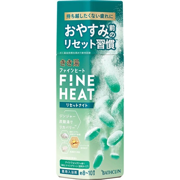 きき湯 ファインヒート リセットナイト 400g (医薬部外品)