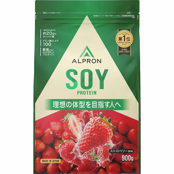 ALPRON ソイ ストロベリー風味 900g