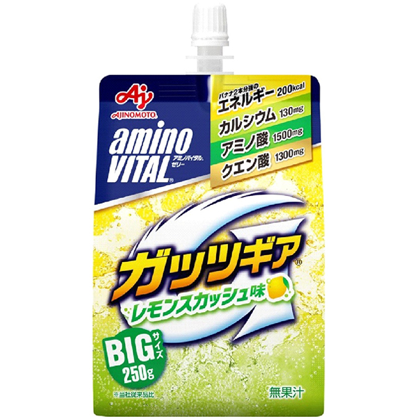 アミノバイタルゼリーガッツギアレモンスカッシュ 250g×24個 (1ケース)