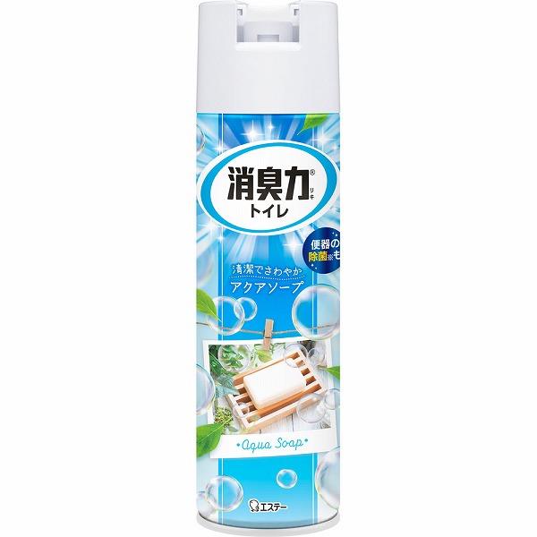 消臭力 トイレ用スプレー アクアソープ 365mL