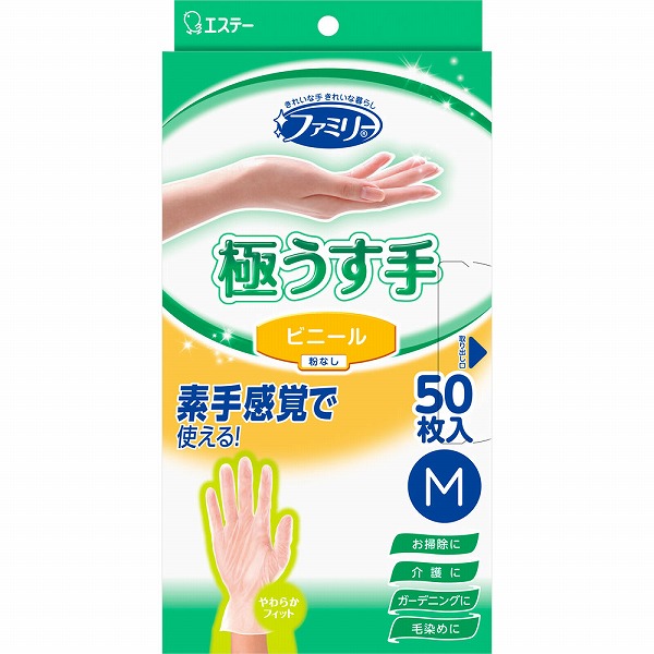 ファミリー ビニール 極うす手 Ｍ 50枚