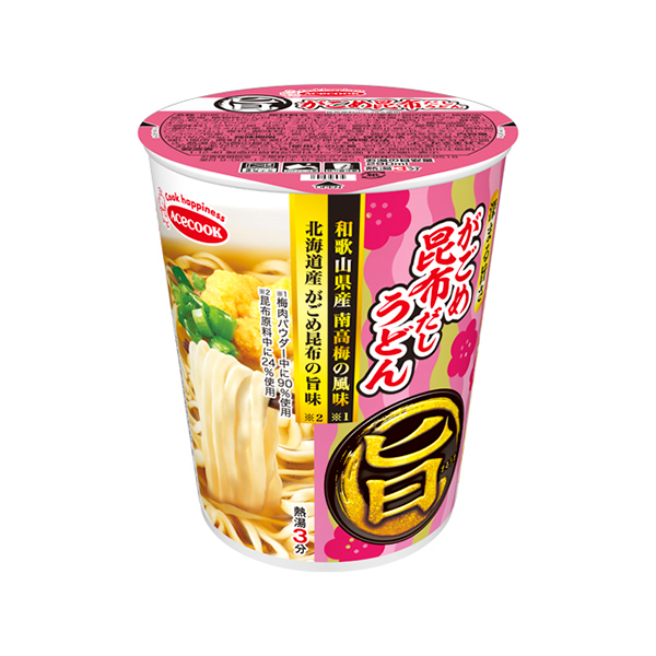 エースコック まる旨 がごめ昆布だしうどん 57g×12個 (1ケース)
