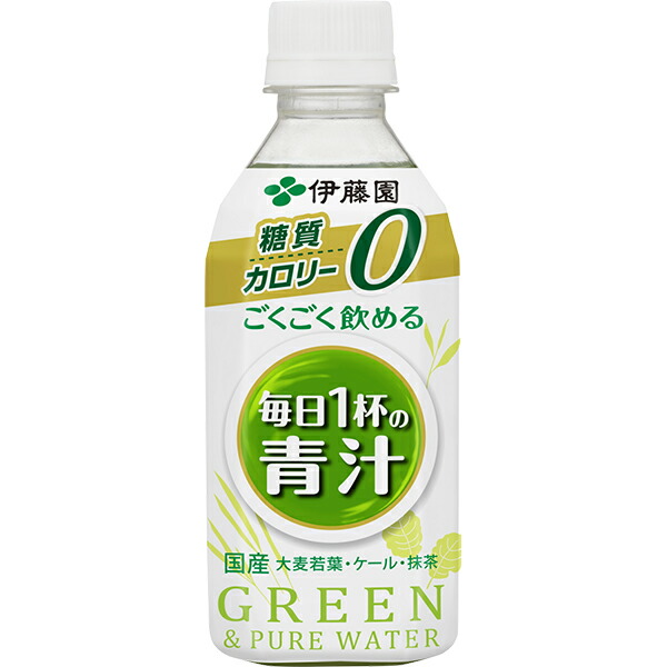 伊藤園 ごくごく飲める毎日１杯の青汁 350g×24本入り (1ケース)