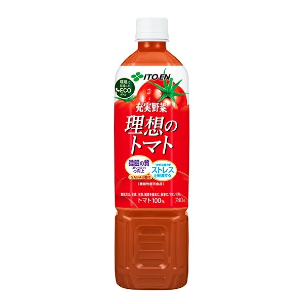 充実野菜理想のトマト 740ml×15本入り (1ケース)【機能性表示食品】