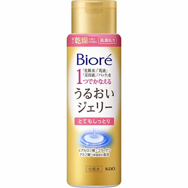 ビオレ うるおいジェリー とてもしっとり 本体 180ml　花王