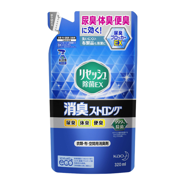 リセッシュ 除菌EX 消臭ストロング［つめかえ用］ 320ml 花王