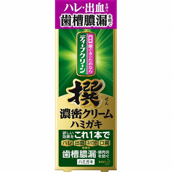 【医薬部外品】ディープクリーン 撰 濃密クリームハミガキ 100g　花王