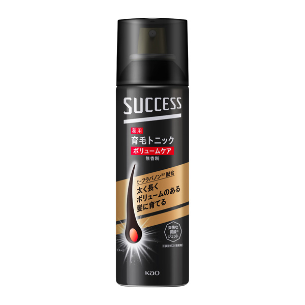 サクセス 薬用育毛トニック ボリュームケア 無香料 180g 花王