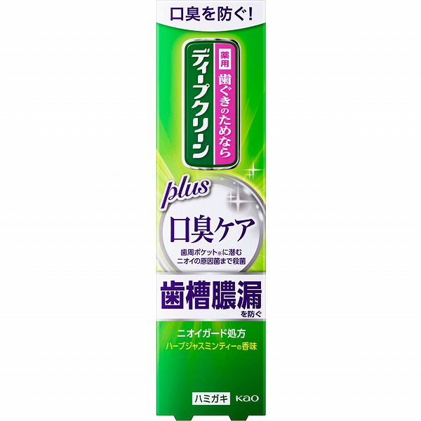 【医薬部外品】ディープクリーン 薬用ハミガキ 口臭ケア 100g　花王