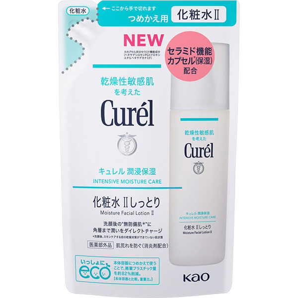 【医薬部外品】キュレル 潤浸保湿 化粧水 ＩＩしっとり つめかえ用　130mL　　花王