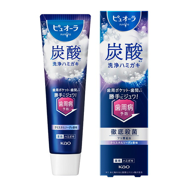 ピュオーラ 泡で出てくる洗口液 クリアミント 180ml【医薬部外品】 花王