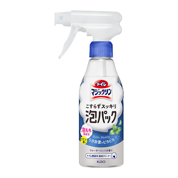 トイレマジックリン こすらずスッキリ泡パック ウォーターミントの香り 本体 300ml　花王
