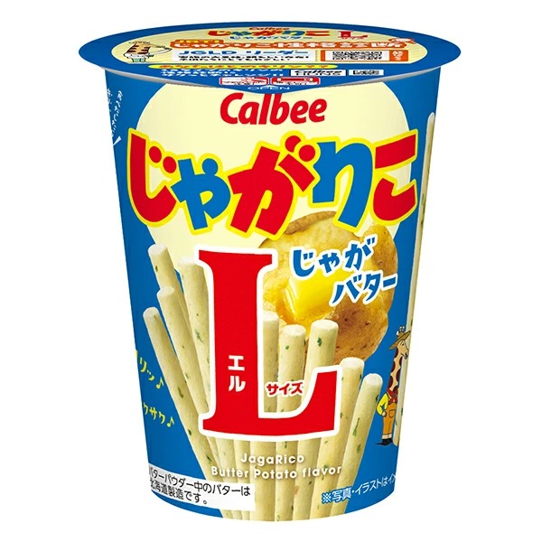 カルビー じゃがりこじゃがバターLサイズ 66g×12個入り (1ケース)