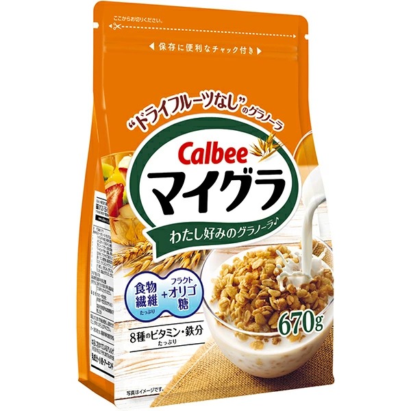 カルビー マイグラ 670g×6個入り (1ケース)