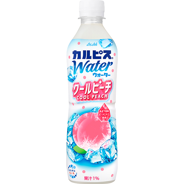 カルピス カルピスウォータークールピーチ 490ml×24本 (1ケース)