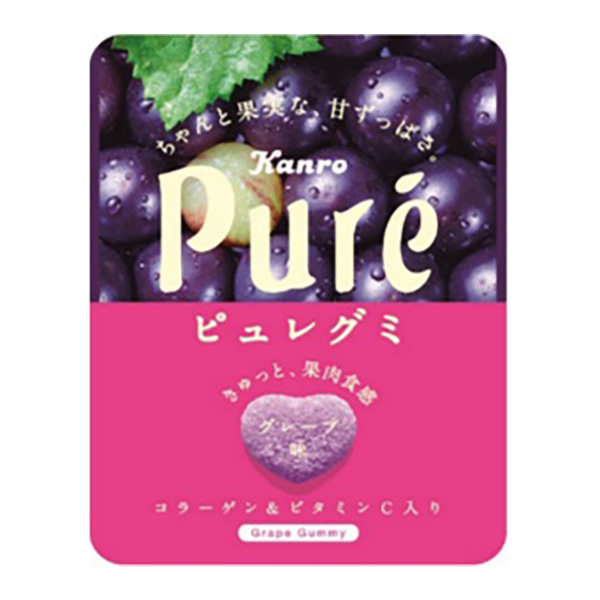 カンロ ピュレグミグレープ 56g×72個入り (1ケース)