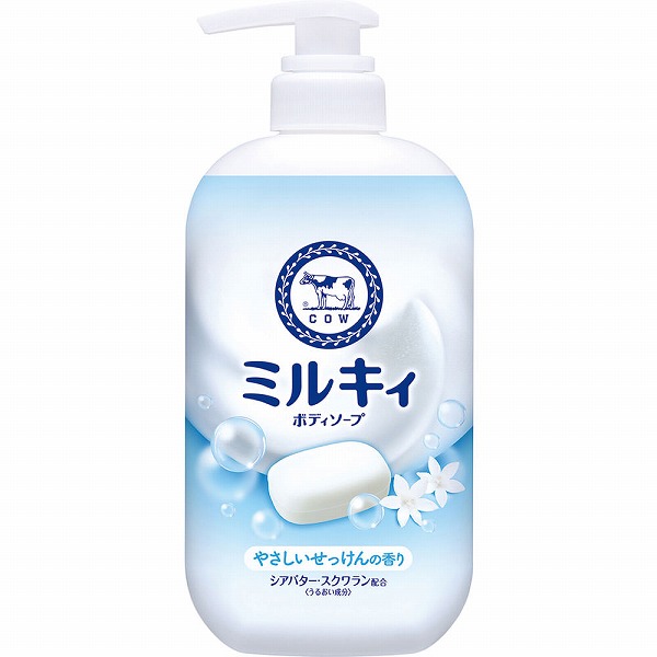 ミルキィボディソープ やさしいせっけんの香り ポンプ付 500mL