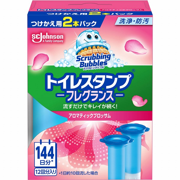 スクラビングバブル トイレスタンプフレグランス アロマティックブロッサム つけかえ用 38g×2本