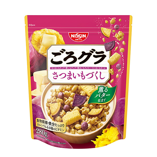 日清シスコ ごろグラさつまいもづくし 280g×8個 (1ケース)