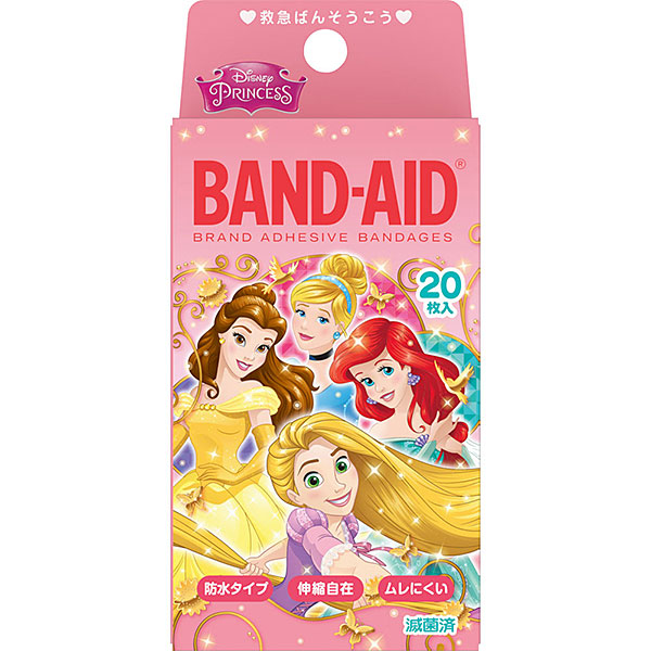 バンドエイド ディズニープリンセス 20枚 【一般医療機器】