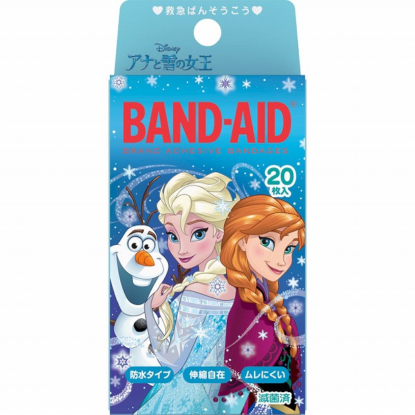 バンドエイド アナと雪の女王 20枚【一般医療機器】