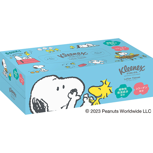 クリネックス ローションティシュースヌーピー 180組（360枚）10箱入り