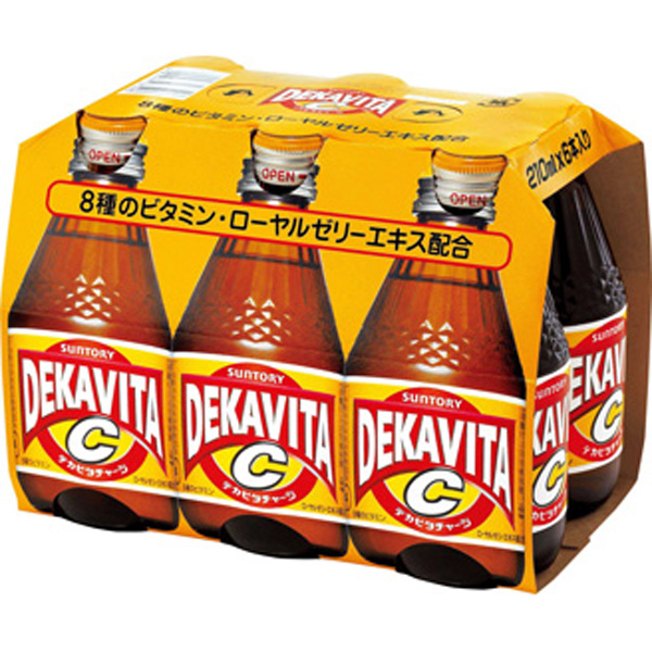 デカビタC 瓶 210ml (6本/パック) 4パック×1ケース(計24本) (サントリー)