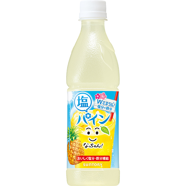 サントリー なっちゃん 塩パイン 425ml×24本 (1ケース)