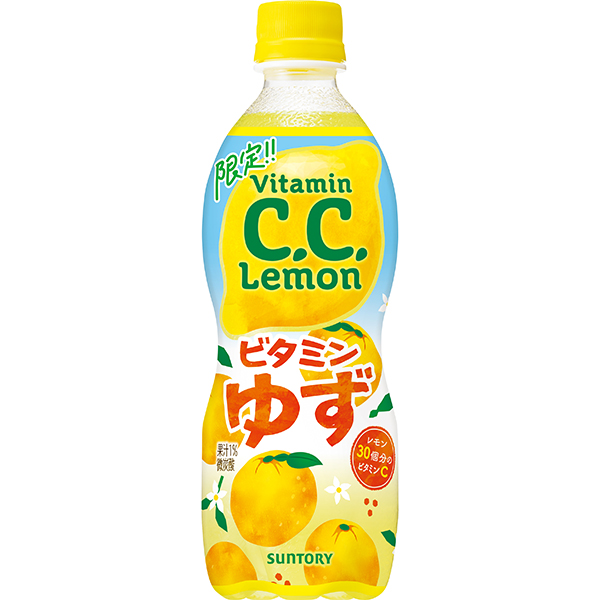 サントリー C.C.レモン ビタミンゆず 500ml×24本 (1ケース)
