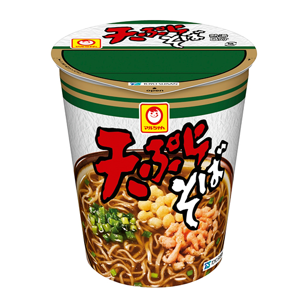 マルちゃん 縦型天ぷらそば 64g×12個 (1ケース)