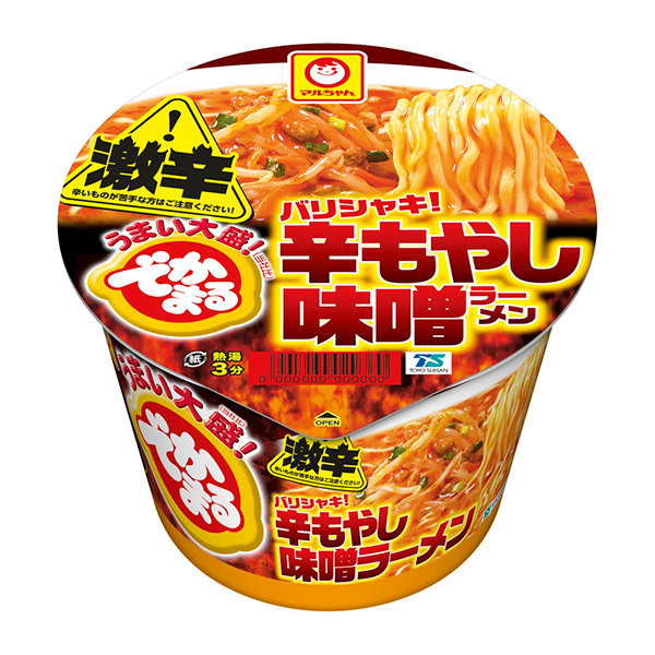 マルちゃん でかまるバリシャキ！辛もやし味噌ラーメン激辛 150g×12個 (1ケース)