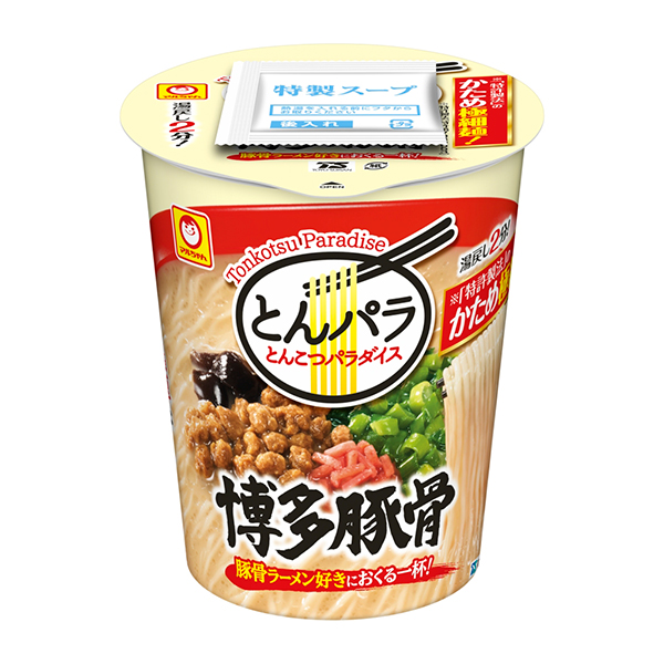 マルちゃん とんこつパラダイス 博多豚骨 104g×12個 (1ケース)