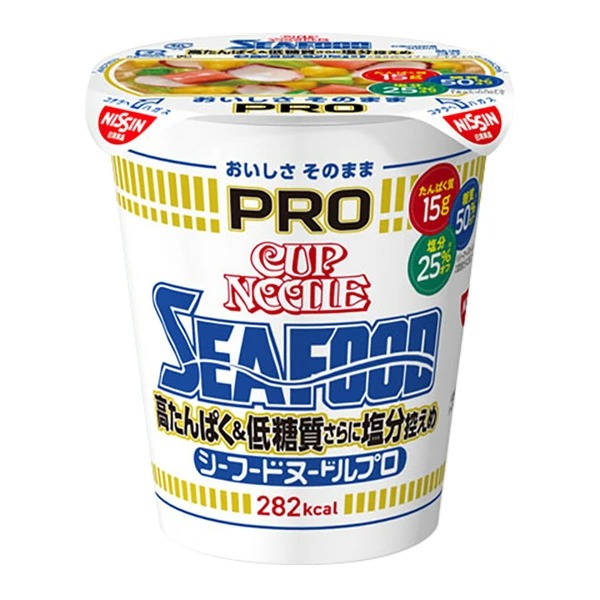 日清 カップヌードルPRO 高たんぱく&低糖質さらに塩分控えめ