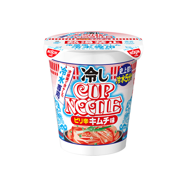 日清 冷しカップヌードル ピリ辛キムチ味 60g×20個 (1ケース)