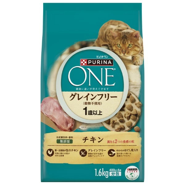 ピュリナワン キャット グレインフリー チキン 1.6kg×6袋入り (1ケース)