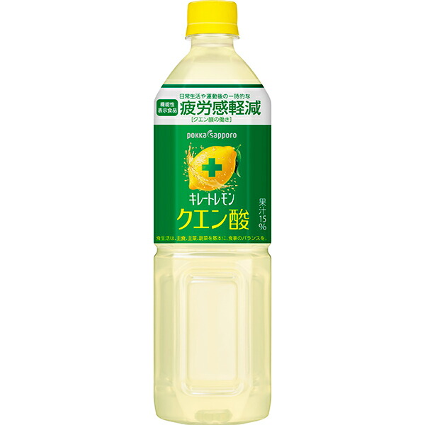 キレートレモンクエン酸 900ml×12本(1ケース)【機能性表示食品】