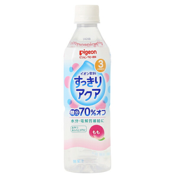ピジョン　すっきりアクア もも 500ml×24本入 (1ケース)