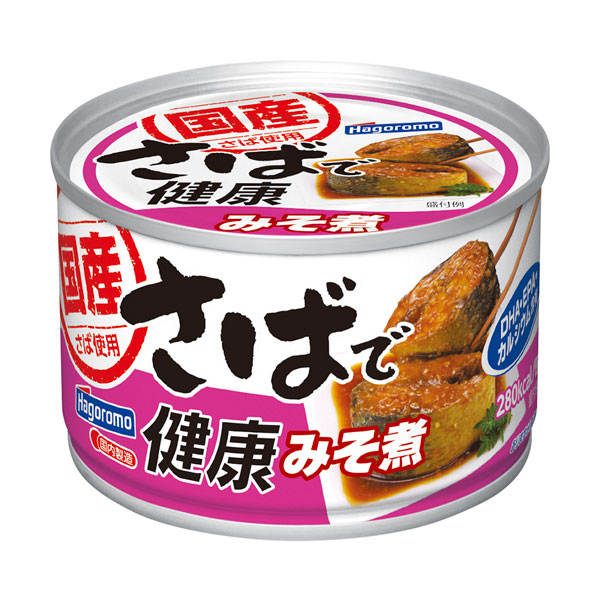 はごろもフーズ さばで健康 みそ煮(缶) 150g×24個入り (1ケース)